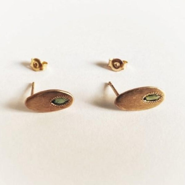 Oval Marquise earring